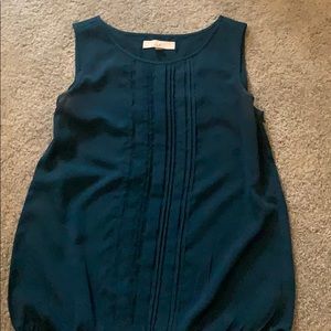 Jewel tone green/blue tank